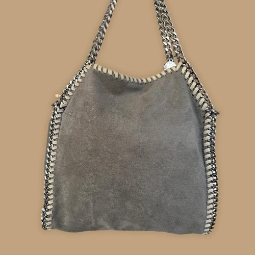 STELLA MCCARTNEY Chain Falabella Tote Bag Gray