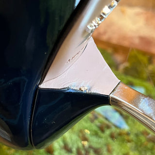 PRADA Blue Patent Leather Pointed Pumps SZ 37 (US 7)