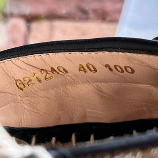 GUCCI GG Fabric Espadrille Wedges SZ 40 (US 10)