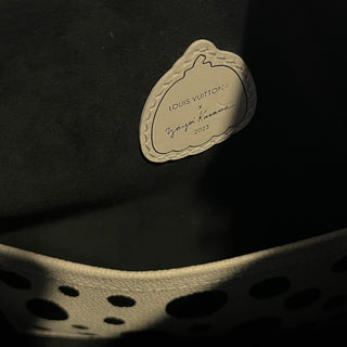 LOUIS VUITTON Marshmallow Monogram Giant Yayoi Kusama Hobo Bag