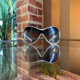 DOLCE&GABBANA DG 6024-B White Acetate Oversized Sunglasses