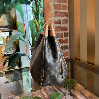 LOUIS VUITTON Galliera GM Brown Monogram Canvas Hobo Bag