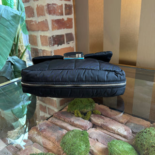 PRADA Puffer Tessuto Flap Crossbody