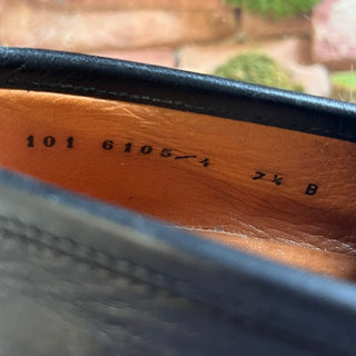 GUCCI Black Leather Horsebit Loafers SZ 7.5