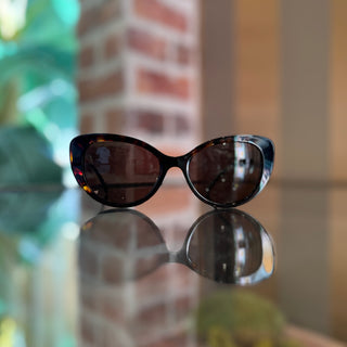 VERSACE MOD.4378 Tortoise Shell Acetate Cat Eye Sunglasses