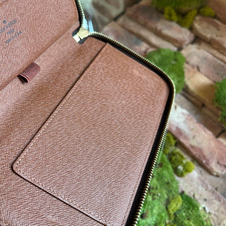 LOUIS VUITTON Zippy Organizer Brown Monogram Canvas Wallet