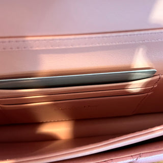 DIOR My Dior Mini Pearlescent Pink Cannage Lambskin Crossbody Bag