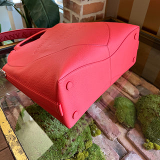 TIFFANY & CO. Return to Tiffany Heart Red Leather Tote Bag