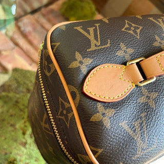 LOUIS VUITTON Vanity Monogram Brown Canvas Top Handle Bag