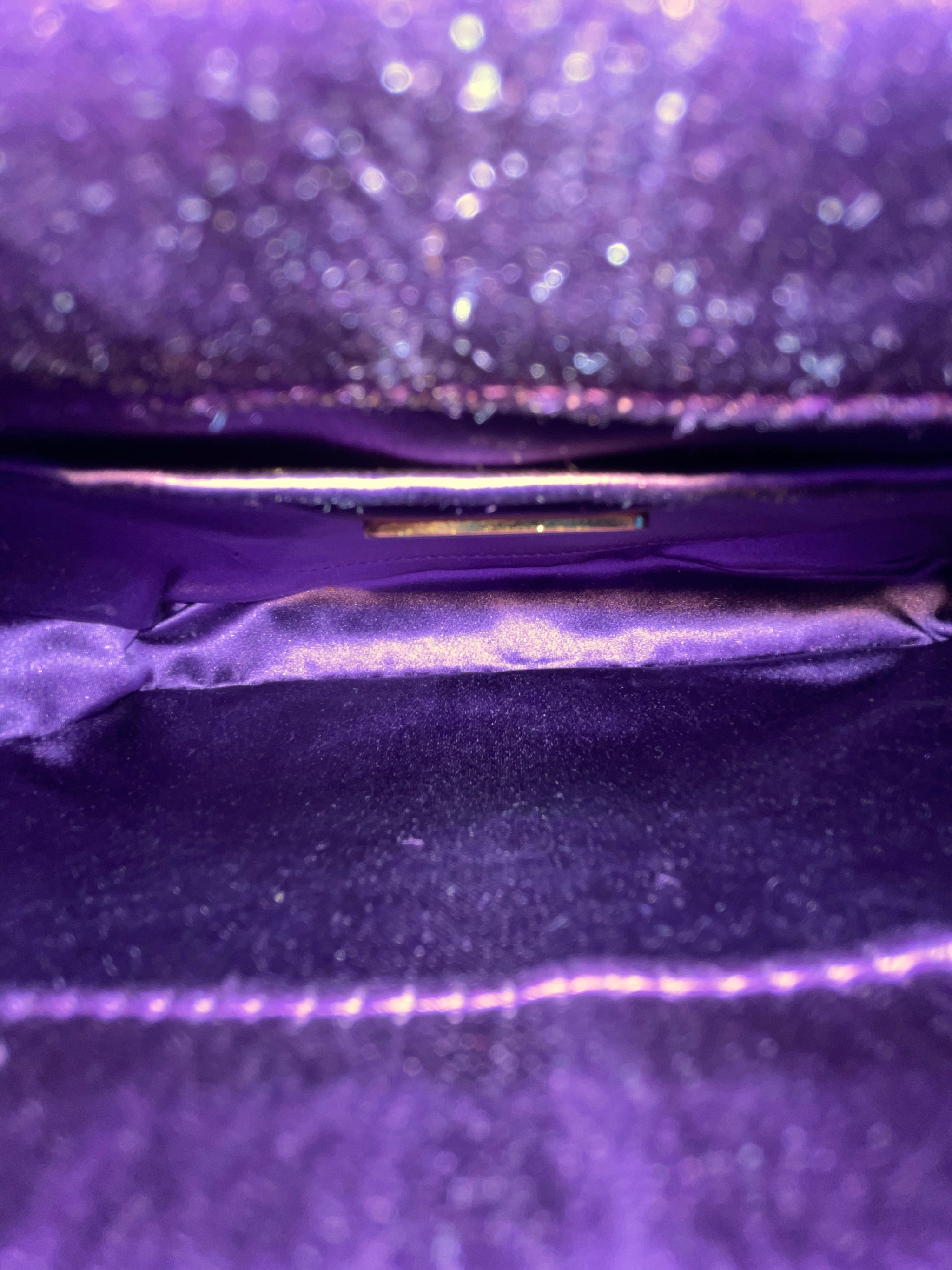 Fuschia Pink Crystal Embellished Evening Clutch Bag 