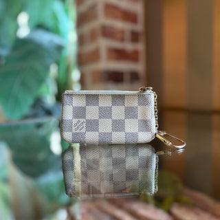 LOUIS VUITTON Damier Azur Canvas Key Cles