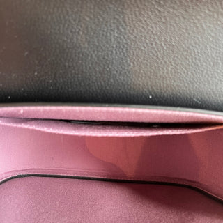 VERSACE Black Medusa Grained Calfskin Flap Shoulder Bag