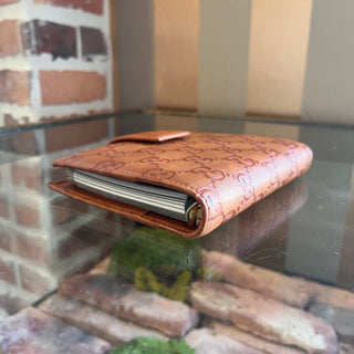 GUCCI Guccissima Small Brown Leather Agenda