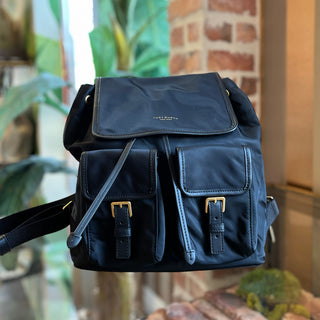 TORY BURCH Black Nylon Backpack Bag