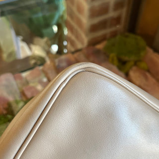 PRADA Small Triangle Logo Leather Zip Crossbody Bag