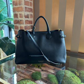 BURBERRY Banner Tote Black