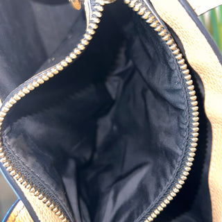 MARC JACOBS Grind Mini Bicolor Leather Tote Bag