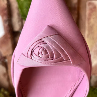 PRADA Kitten Satin Rose Pink Vintage Heels SZ36.5(6.5US)