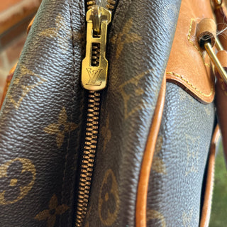 LOUIS VUITTON Deauville Brown Monogram Canvas Vintage Satchel