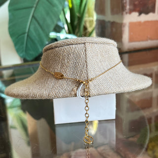 LOUIS VUITTON Louisette Gold-Tone Metal Necklace