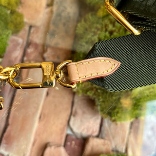 LOUIS VUITTON Multi Pochette Accessories Khaki Brown Monogram Coated Canvas Crossbody Bag