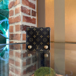 LOUIS VUITTON Small LV Monogram Folding Jewelry Case SN0074 6