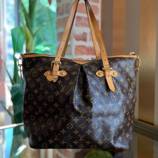LOUIS VUITTON Palermo GM Brown Monogram Canvas Tote Bag