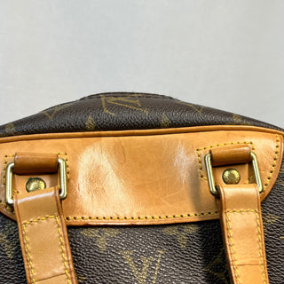 LOUIS VUITTON Excursion Brown Monogram Canvas Top Handle Bag