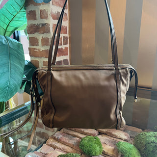 MZ WALLACE Brown Nylon Shoulder Bag