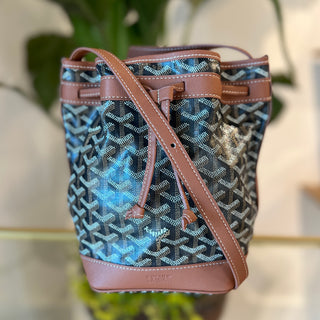 GOYARD Goyardine Petite Flot Bucket Bag