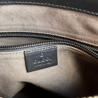 GUCCI Signature Zip Messenger Small Guccissima Leather Crossbody Bag