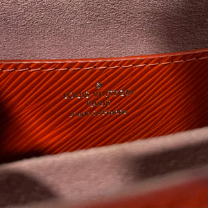LOUIS VUITTON Coquelicot Epi Leather Twist MM Bag