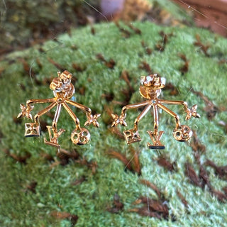 LOUIS VUITTON Faux Pearl Cruiser Earrings