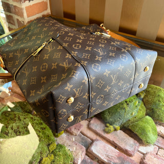 LOUIS VUITTON Melie Brown Monogram Hobo Canvas