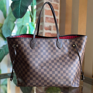 LOUIS VUITTON Neverfull GM Damier Ebene Canvas Tote Bag