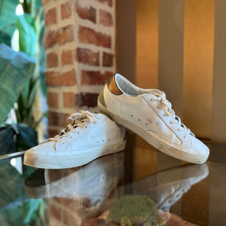 GOLDEN GOOSE Superstar Private Edt White Leather Sneakers SZ 39 (US 9)