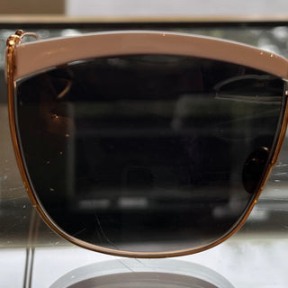 DIOR So Electra 266NR White/Gold Square Sunglasses