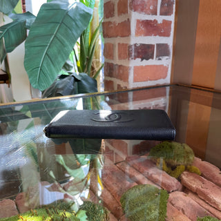 CHANEL Timeless CC Caviar Leather Zip Around Wallet  AD1182