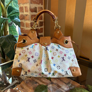 LOUIS VUITTON Ursula White Multicolor Shoulder Bag
