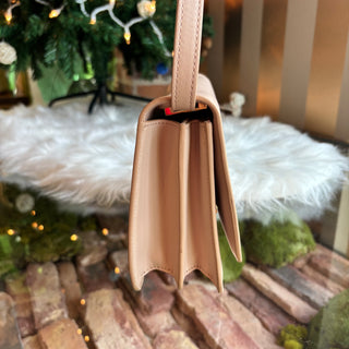 BURBERRY Small TB Leather Pink Crossbody