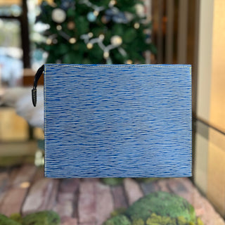 LOUIS VUITTON Toiletry 26 Blue Epi Denim Pouch