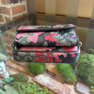 GUCCI Camo Pink Crossbody