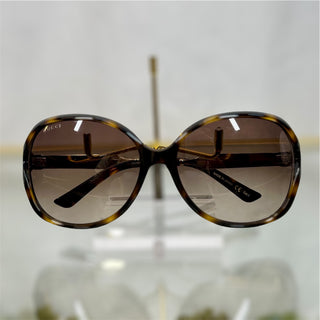 GUCCI GG0076S003 Brown Tortoise Shell Overszied Sunglasses