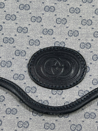 GUCCI Vintage Mini GG Supreme Gray Crossbody Bag