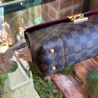 LOUIS VUITTON Caissa Damier Ebene Canvas Shoulder Bag