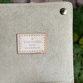 LOUIS VUITTON Small Brown Monogram Canvas Folding Jewelry Case