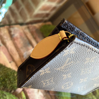 LOUIS VUITTON Toiletry Pouch 15 Brown Monogram Canvas Pouch