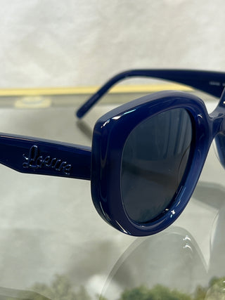 LOEWE Blue Round Sunglasses LW40100I TS