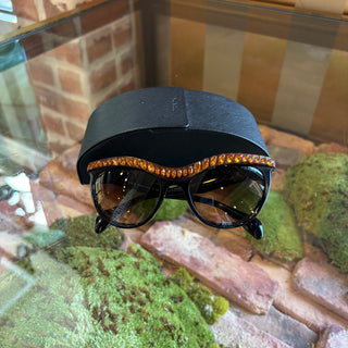 PRADA SPR04P Crystal Sunglasses