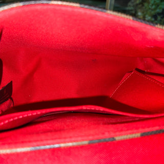 LOUIS VUITTON Croisette Damier Ebene Canvas Top Handle Bag